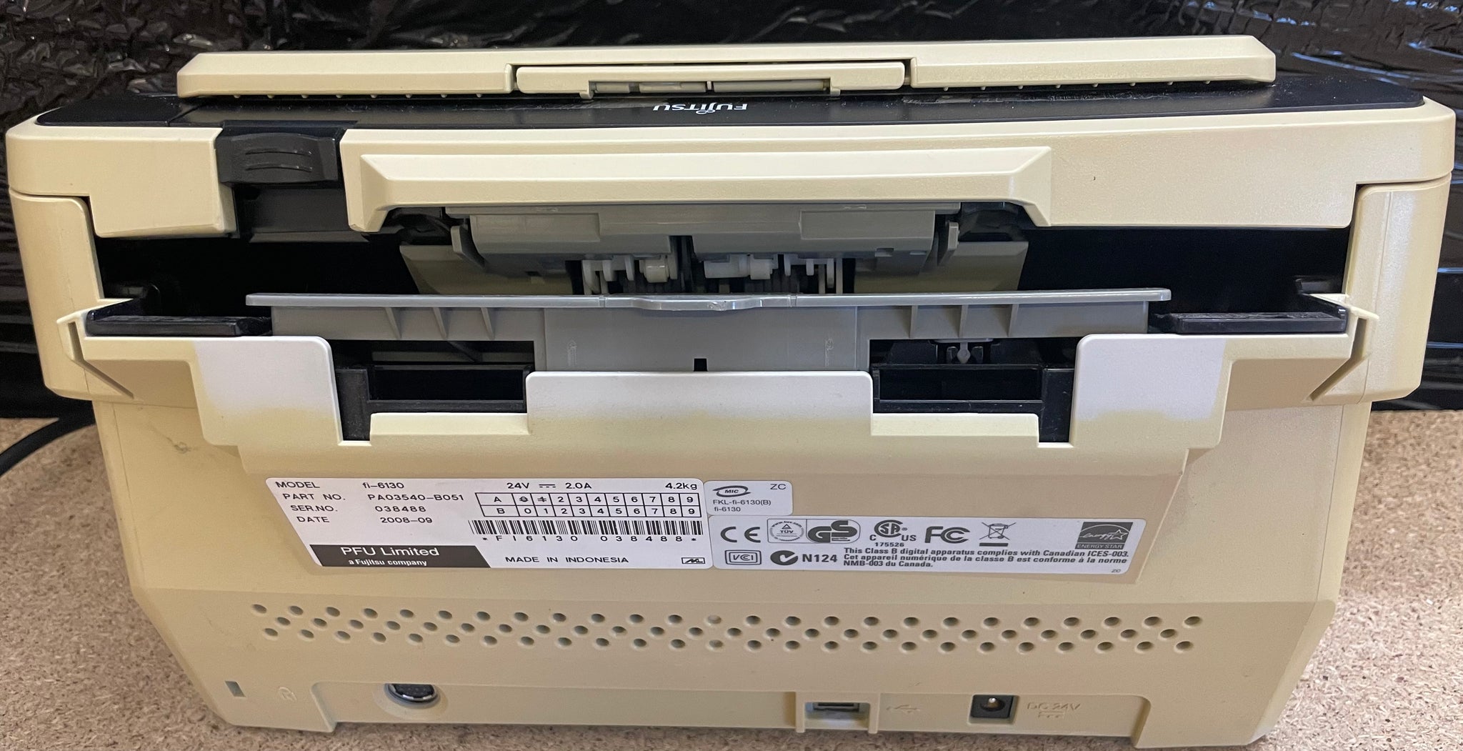 Scanner Fujitsu FI-6130 - Numérisation Doc A4 - Occasion